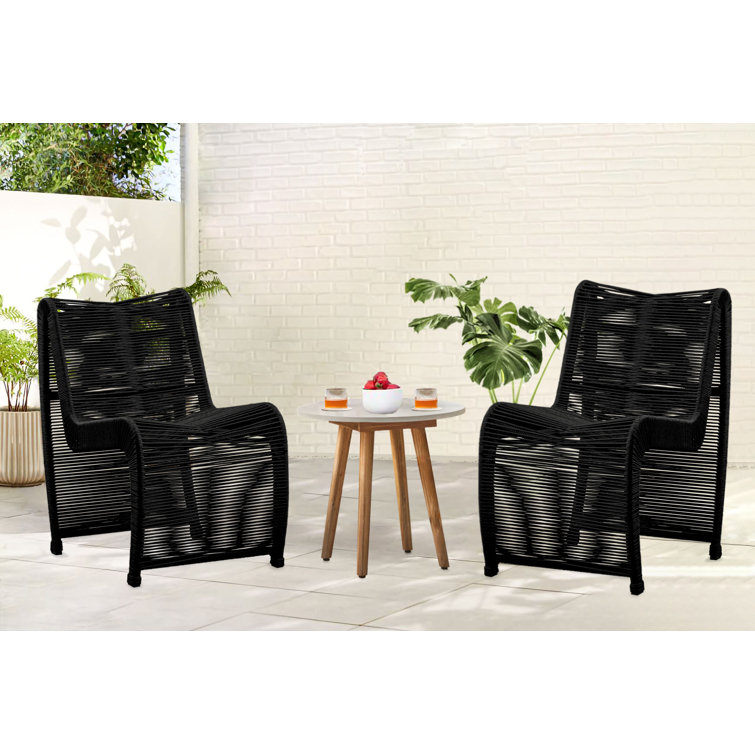 Wade Logan® Amaury Rope Patio Chair Wayfair